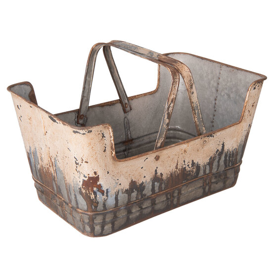 Clayre &amp; Eef   | Bloempot Binnen Bruin 45x28x23 cm | 6Y2644