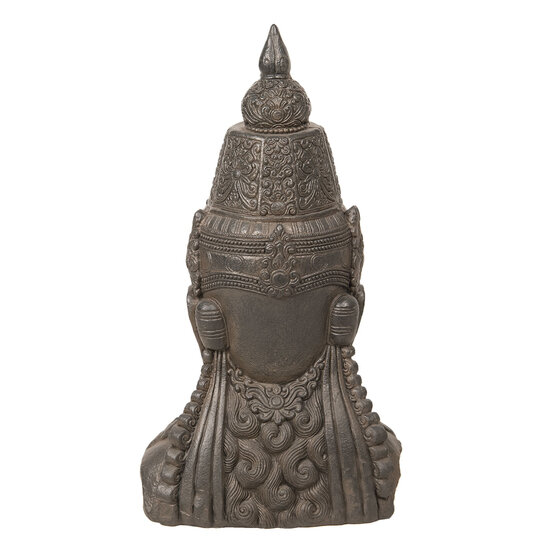 Decoratie Buddha hoofd 40*29*71 cm Grijs | 5PR0057 | Clayre &amp; Eef