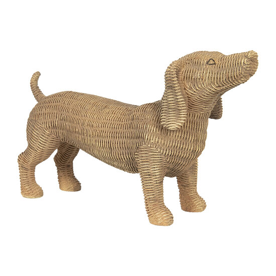 Decoratie hond 39*14*24 cm Bruin | 6PR2924 | Clayre &amp; Eef