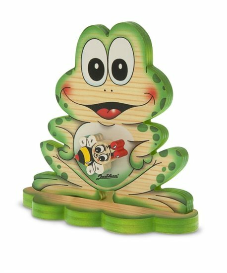 Houten muziekdoos kikker tafelmodel | Bartolucci