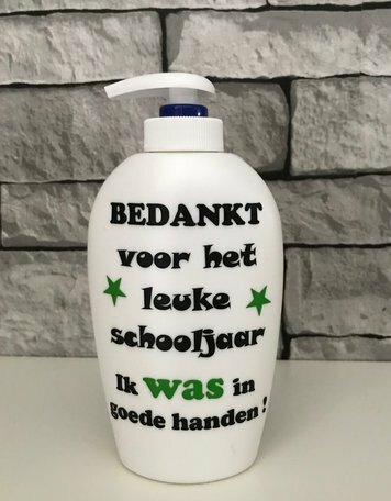 Set Handveger en Blik - Leerzame stof &amp; Zeeppomp - Was in goede handen groen | Juf &amp; Meester Cadeau