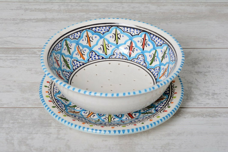 Turquoise blue fine fruittest 20 cm | FT.BC.20 | Dishes &amp; Deco 1