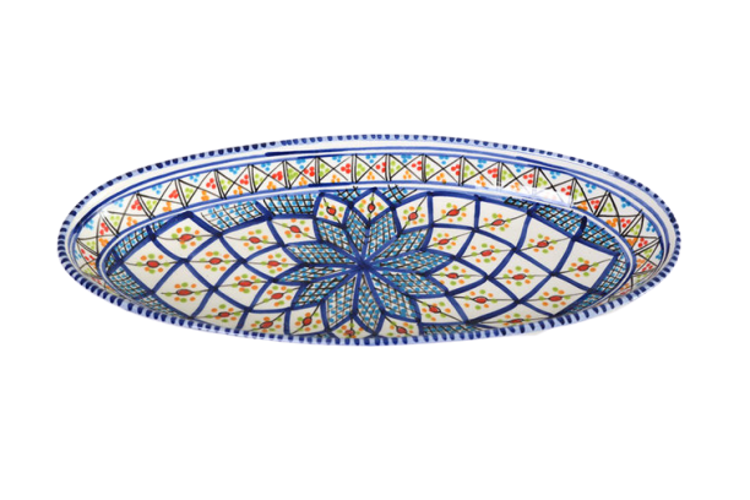 Shebka schaal ovaal 40 cm | OS.AE.40 | Dishes &amp; Deco