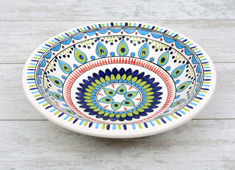 Pavo pauw salade serveer schaal &Oslash; 35 cm | SOR.PA.35 | Dishes &amp; Deco 1