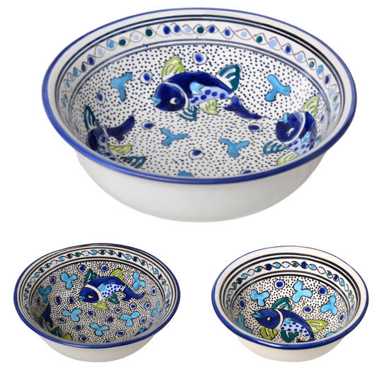 Poisson salade set 3 delig | SS.AD.3D | Dishes &amp; Deco