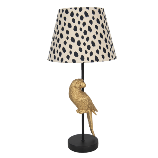 Clayre &amp; Eef   | Tafellamp Lamp Meerkleurig &oslash; 25x51 cm E27/max 1x60W | 6LMC0032