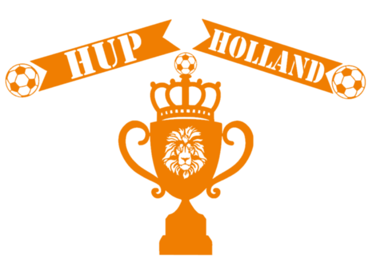 Voetbal (raam) sticker set herbruikbaar Beker leeuw hup holland | Rosami Decoratiestickers