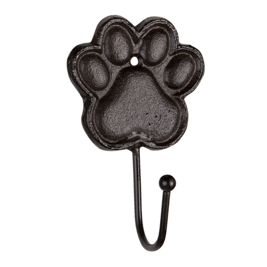 Clayre &amp; Eef   | Wandhaak Katten Poot Bruin 8x5x13 cm | 6Y4558