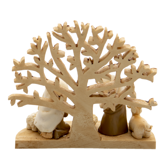 Clayre &amp; Eef   | Kerstdecoratie Beeld Jezus Bruin 11x5x10 cm | 6PR4743