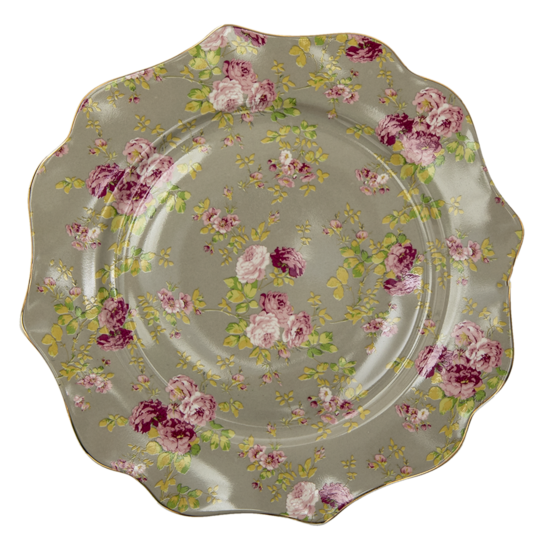 Clayre &amp; Eef   | Servies Dinerbord Groen &oslash; 28x2 cm | 6CE1292