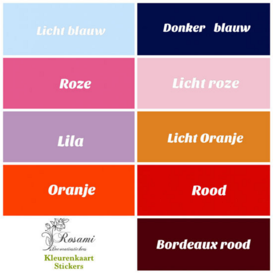 Sticker container zonnebloem / vlinders met huisnummer | Rosami Decoratiestickers 3