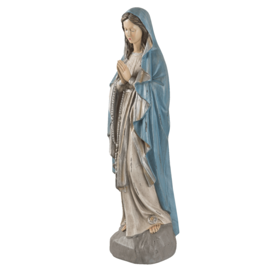 Decoratie beeld Maria 15*11*50 cm Grijs | 6PR1141 | Clayre &amp; Eef 2