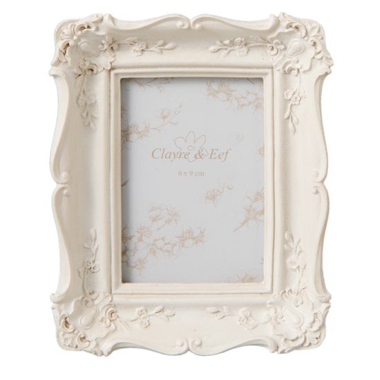 2F0466 Fotolijst Beige 11*2*13 cm / 6*9 cm 11*2*13 cm / 6*9 cm Beige | 2F0466 | Clayre &amp; Eef