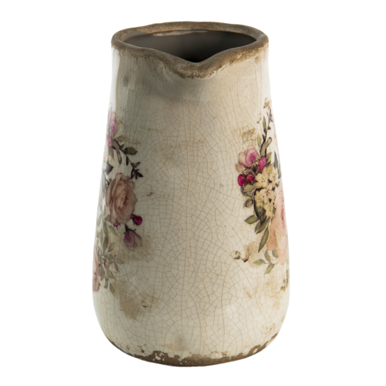 6CE1420 Decoratieve Schenkkan Roze, Beige 1500 ml 16*11*18 cm Roze | 6CE1420 | Clayre &amp; Eef 3