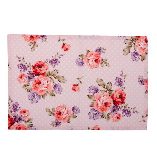 DTR40 Placemats (set v 6) Roze, Paars 48*33 cm 48*33 cm Roze | DTR40 | Clayre &amp; Eef