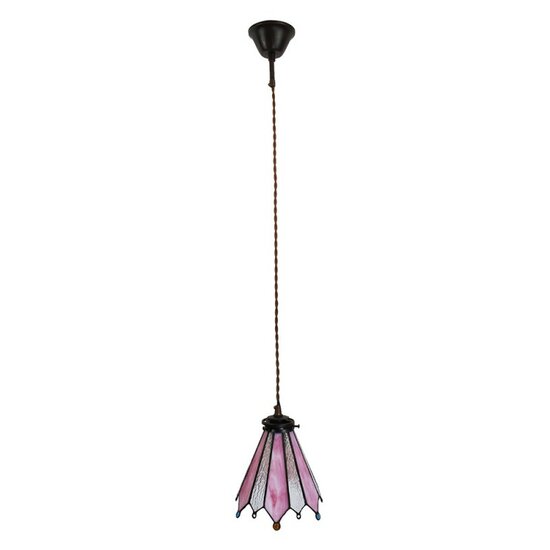 5ll-6218-hanglamp-tiffany-1815115-cm-e14-max-125w-roze-glas-metaal-rond-hanglamp-eettafel