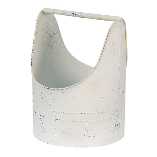 Clayre &amp; Eef   | Bloempot Binnen Wit 30x29x40 cm | 6Y4756