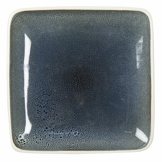 Clayre &amp; Eef   | Servies Dinerbord Blauw 27x27x3 cm | 6CE1352