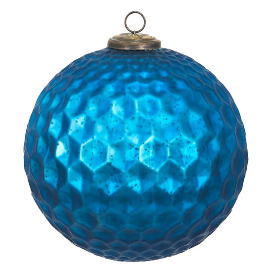 Clayre &amp; Eef   | Kerstbal XL Blauw &oslash; 25x25 cm | 6GL3733