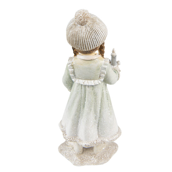 Clayre &amp; Eef   | Kerstdecoratie Beeld Kind Beige 8x7x19 cm | 6PR4807