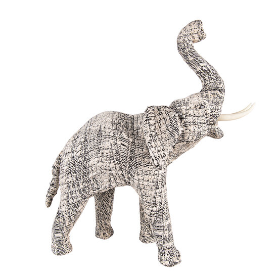 Clayre &amp; Eef   | Decoratie Beeld Olifant 30x12x32 cm | 65181M