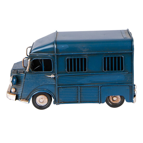 Clayre &amp; Eef   | Decoratie bus Blauw 16x7x9 cm | 6Y4958