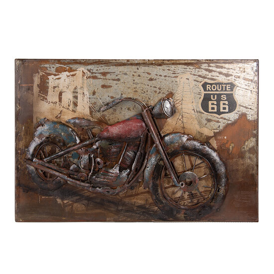 Clayre &amp; Eef   | Wanddecoratie Bruin 60x4x40 cm | 5WA0189