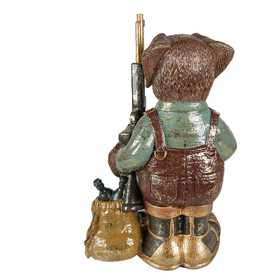 Clayre &amp; Eef   | Decoratie Figuur Bruin Groen 20x13x32 cm | 6PR3883