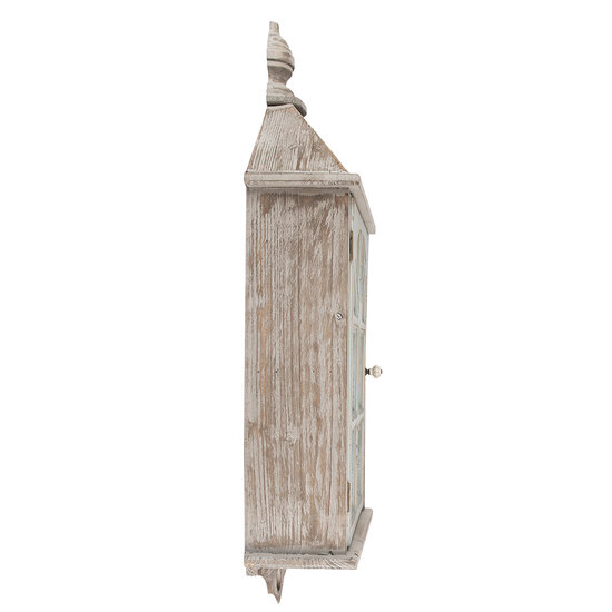 Clayre &amp; Eef   | Wandkast Grijs 35x17x89 cm | 5H0611