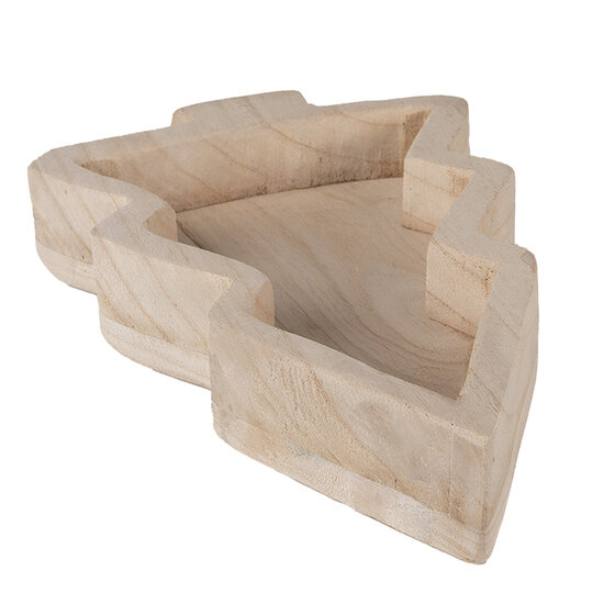 Clayre &amp; Eef   | Serveerschaal Bruin 33x23x6 cm | 6H2132