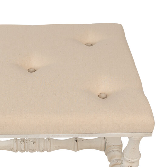 Clayre &amp; Eef   | Poef Beige 62x47x46 cm | 5H0666