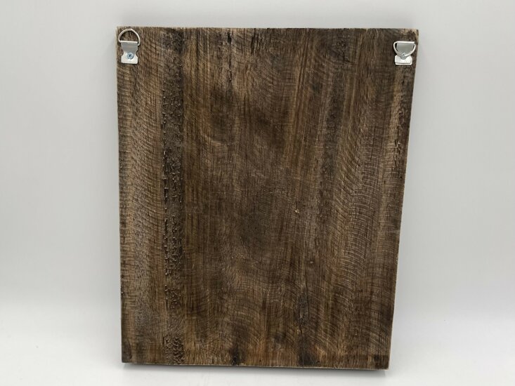 Kalender maand verjaardag vintage hout bruin 27 cm x 33 cm | Stoer &amp; Sober | 184180 | Meraki Shop