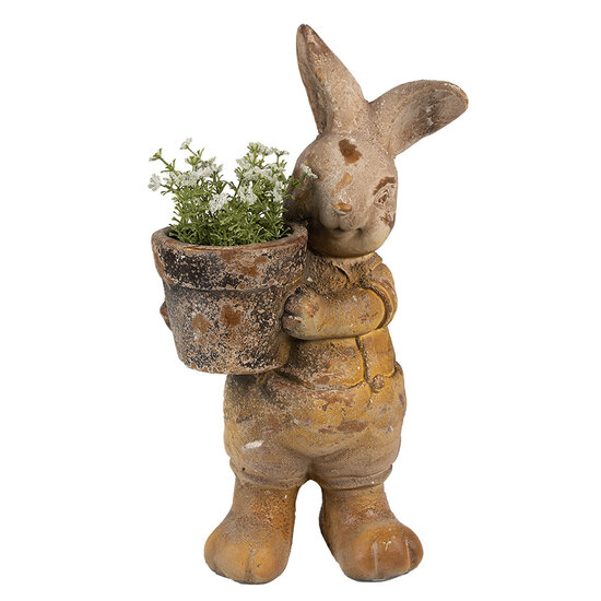 Clayre &amp; Eef   | Bloempot Binnen Bruin 23x18x41 cm | 6MG0035