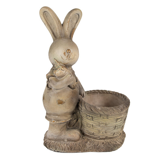 Clayre &amp; Eef   | Bloempot Binnen Bruin 38x22x49 cm | 6MG0031