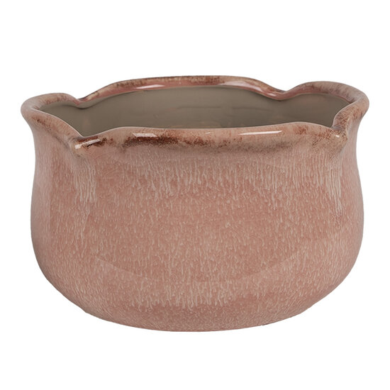 Clayre &amp; Eef   | Bloempot Binnen Roze &oslash; 20x11 cm | 6CE1716P