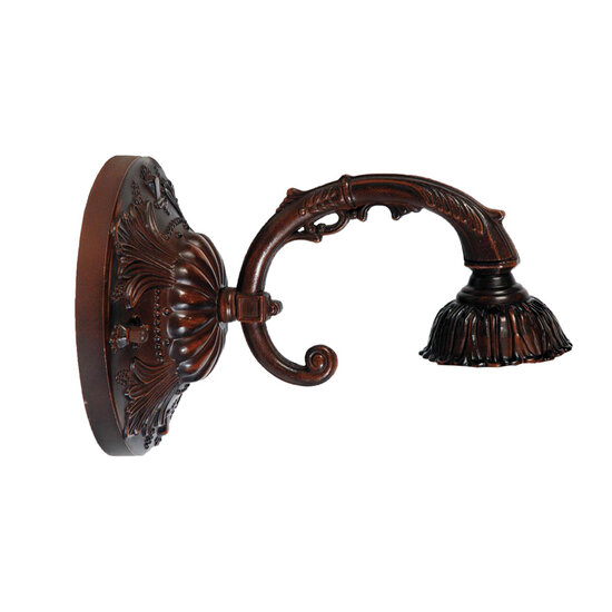 Clayre &amp; Eef   | Wandlamp Tiffany Bruin 15x23x15 cm E27/max 1x40W | 5LL-8829