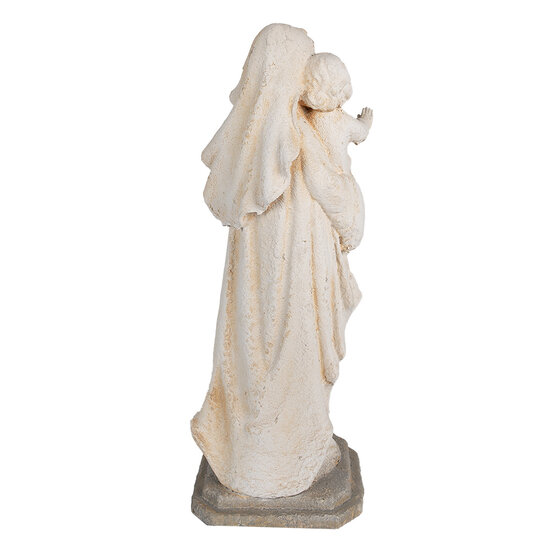 Clayre &amp; Eef   | Kerstdecoratie Beeld Maria Beige 22x17x55 cm | 5MG0042