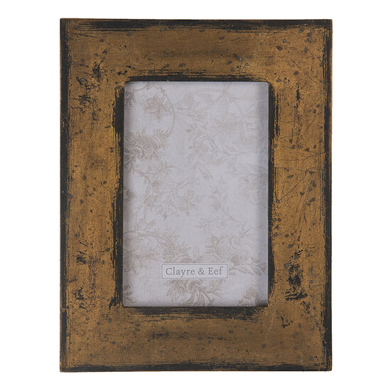 Clayre &amp; Eef   | Fotolijst Bruin 17x1x22 cm / 10x15 cm | 2F0679