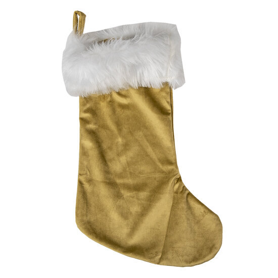 Clayre &amp; Eef   | Kerstsok Decoratie Kerstsok Bruin 30x1x45 cm | 64957