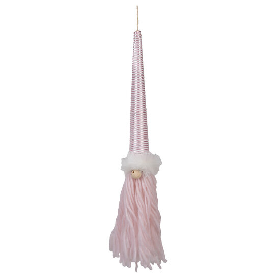 Clayre &amp; Eef   | Decoratie hanger Kabouter Roze 6x6x48 cm | 65611