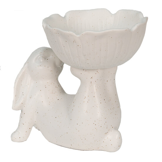 Clayre &amp; Eef   | Decoratie Konijn Wit 15x11x14 cm | 6CE1429