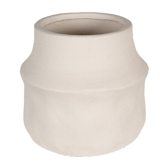 Clayre &amp; Eef   | Bloempot Binnen Beige &oslash; 17x16 cm | 6CE1568L