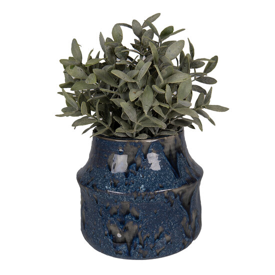 Clayre &amp; Eef   | Bloempot Binnen Blauw &oslash; 15x13 cm | 6CE1573M