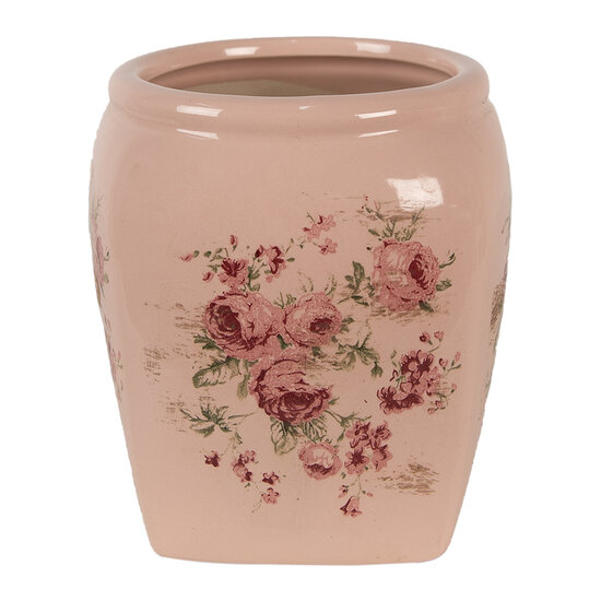 Clayre &amp; Eef   | Bloempot Binnen Roze 12x12x14 cm | 6CE1604S