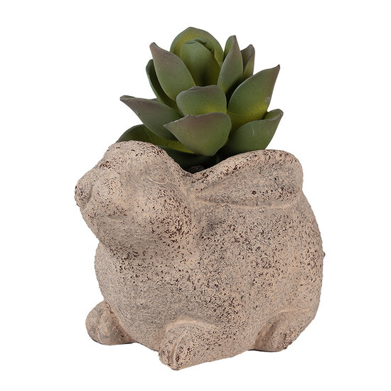 Clayre &amp; Eef   | Bloempot Binnen Beige 17x12x12 cm | 6CE1622