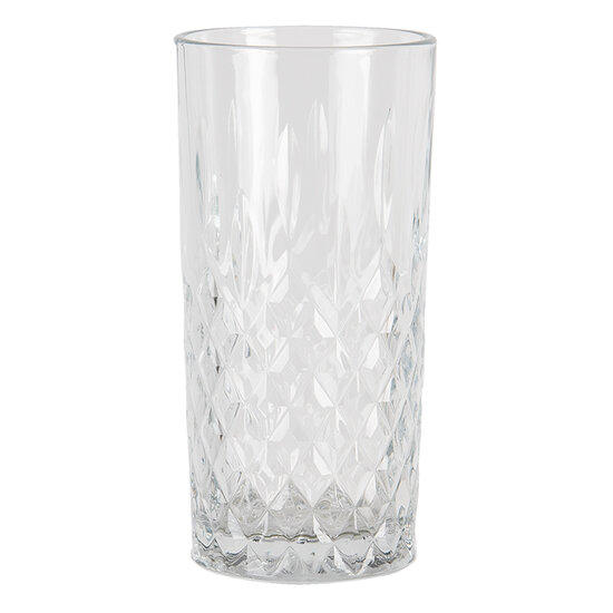 Clayre &amp; Eef   | Waterglas Transparant &oslash; 7x14 cm / 300 ml | 6GL3406