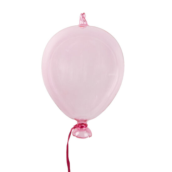 Clayre &amp; Eef   | Decoratie hanger ballon Roze &oslash; 10x17 cm | 6GL4439