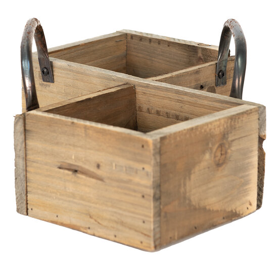 Clayre &amp; Eef   | Houten kistje Bruin 38x22x9 cm | 6H2196