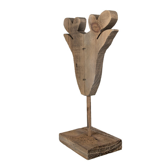 Clayre &amp; Eef   | Decoratie Figuur Rendier Bruin 16x8x25 cm | 6H2375