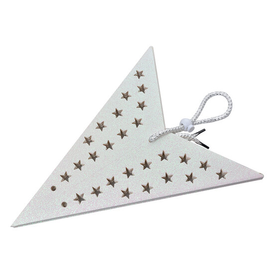 Clayre &amp; Eef   | Kerstdecoratie Ster Wit 60x22x60 cm | 6PA0512LW